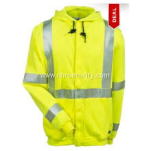 Men's Yellow Hi Vis FR Fleece Sweatshirt